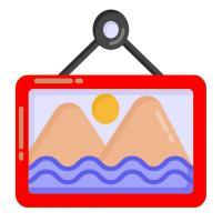Tableau quilling prenom lettre paperolles papier roule diy loisirs creatifs