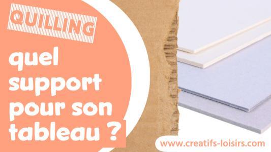 Tableau quilling support fond tuto tutorial paper bande papier roule paperolles diy loisirs creatif carton bois ardoise liege