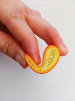 Tourdre spirale bande papier quilling paperolles tuto soleil loisir creatif soleil