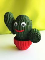 Tuto cactus carton ondule quilling enfant loisir creatif 1