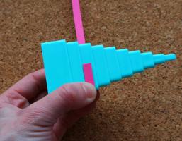 Utiliser une tour quilling triangle loisir creatif 2